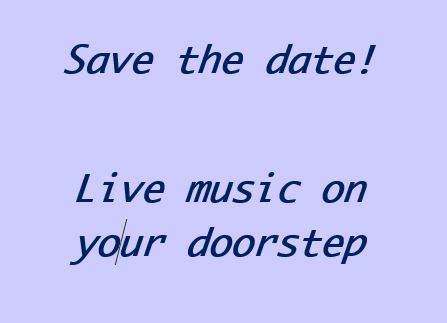 save the date music