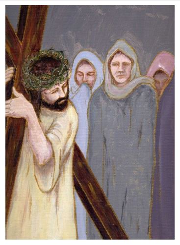 Jesus meets the women of Jerusalem