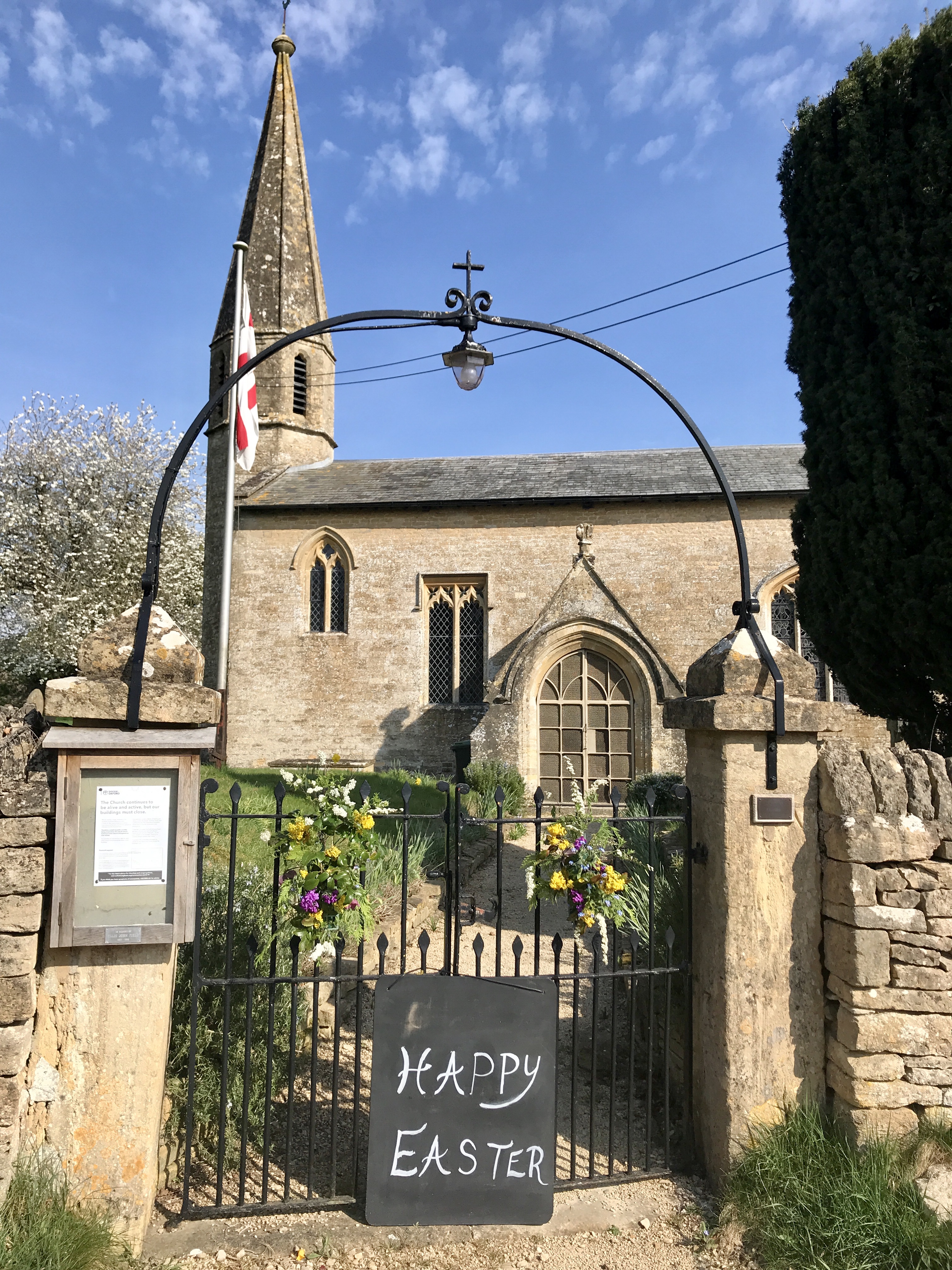 Fifield Church at Easter