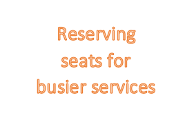 reserve busier servies