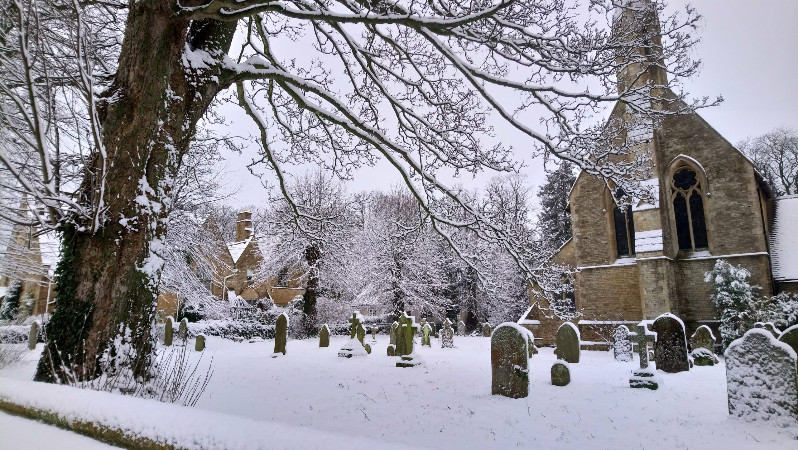 snow day Milton church