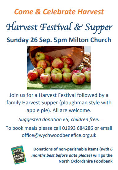 Milton Harvest Supper